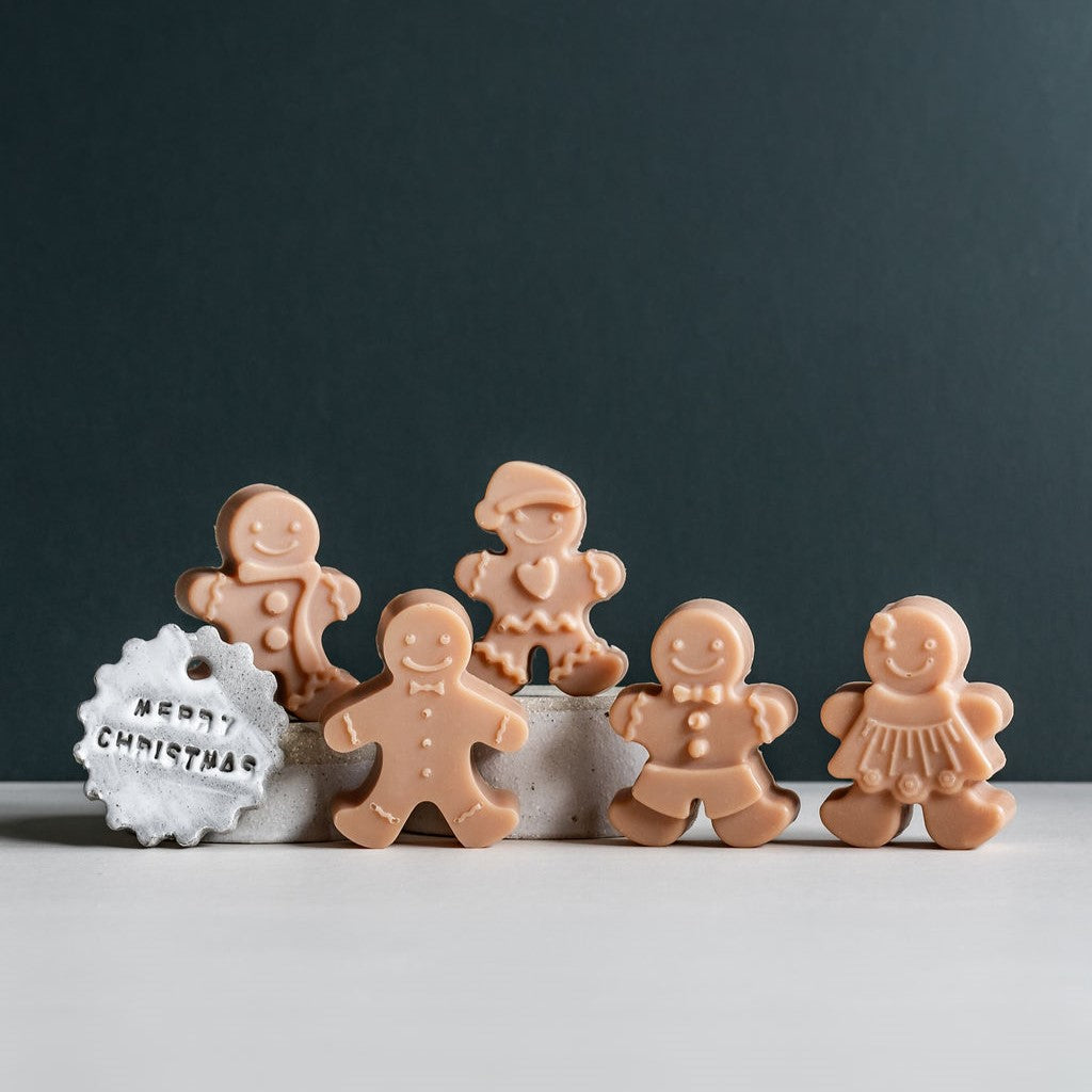 festive gingerbread soap