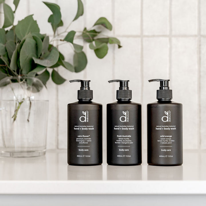 botanical hand + body wash calm flower 400ml