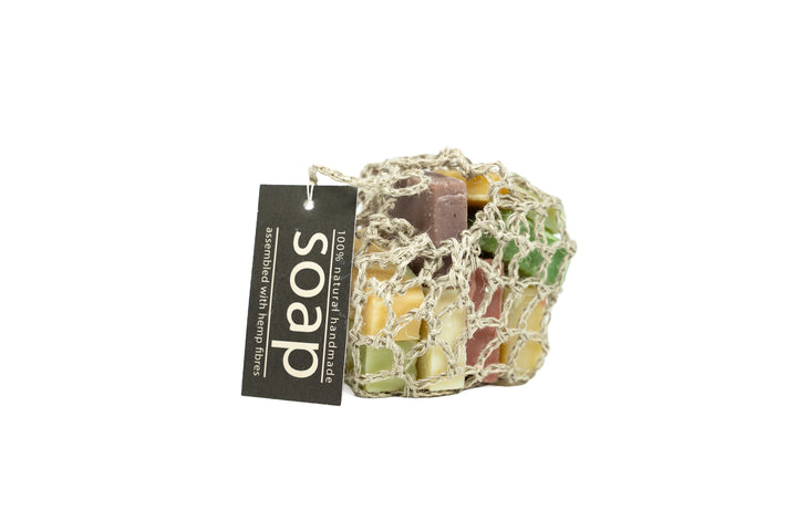 hemp bag with soap