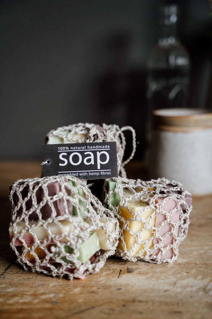 hemp bag with soap