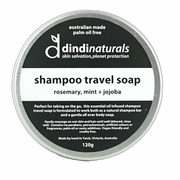 shampoo travel soap 120g - rosemary, mint + jojoba