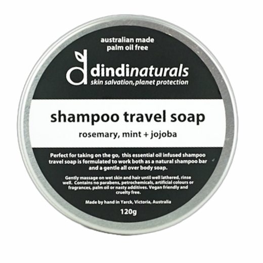 shampoo travel soap 120g - rosemary, mint + jojoba