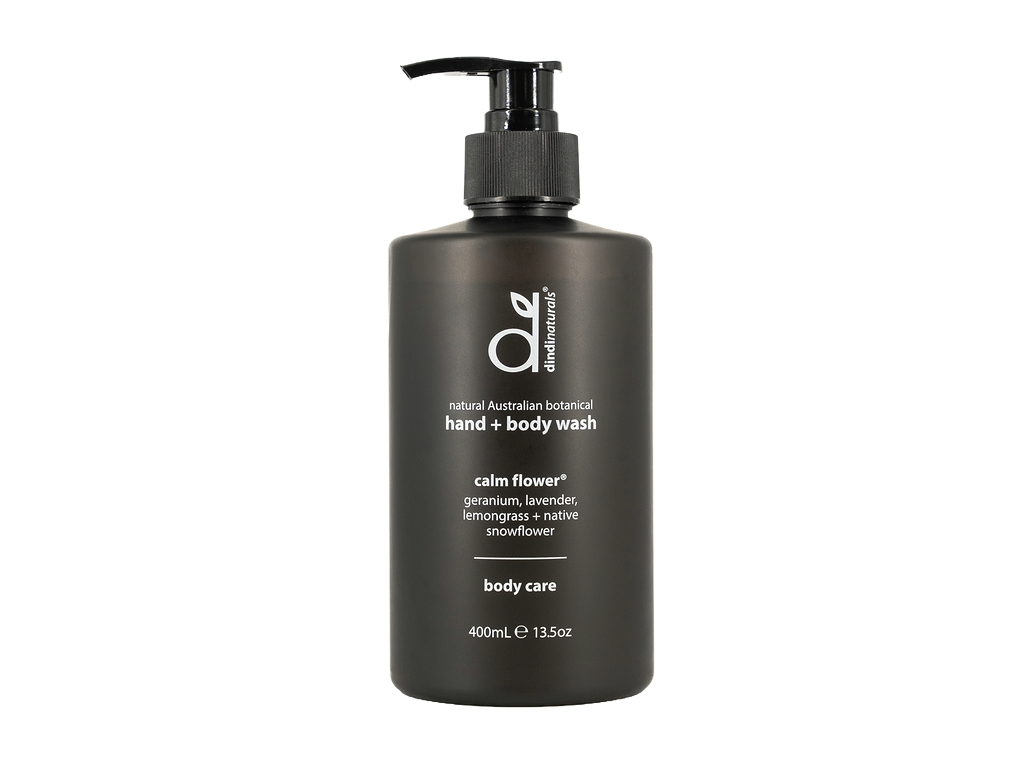 botanical hand + body wash calm flower 400ml