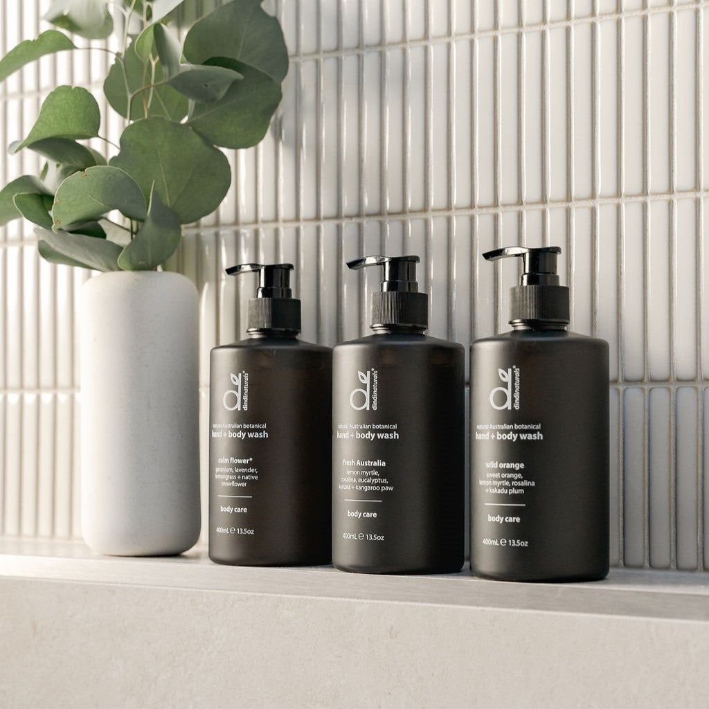 botanical hand + body wash wild orange 400ml