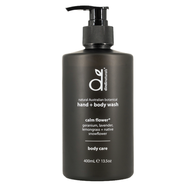 botanical hand + body wash calm flower 400ml