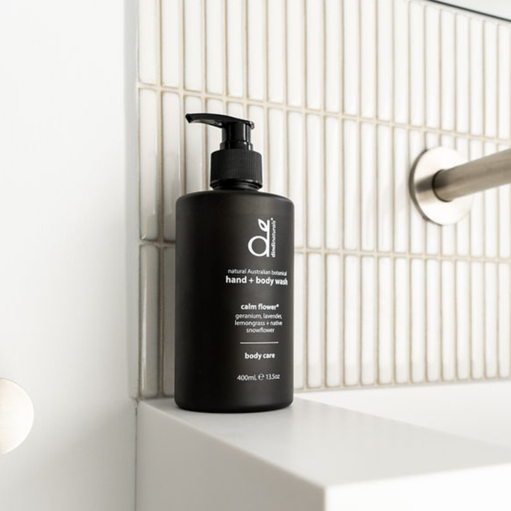 botanical hand + body wash calm flower 400ml