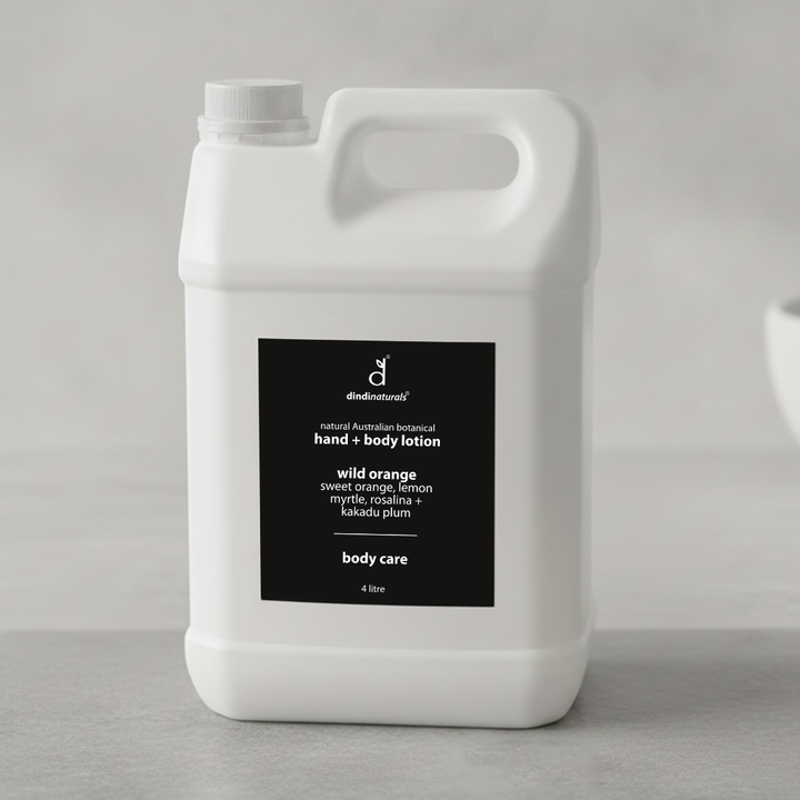 hand + body lotion wild orange 4 litre