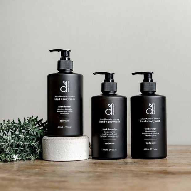 botanical hand + body wash calm flower 400ml