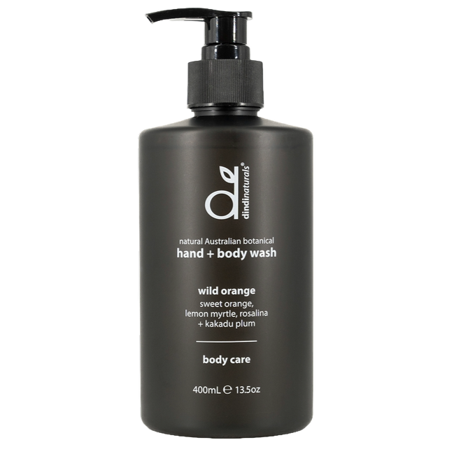 botanical hand + body wash wild orange 400ml