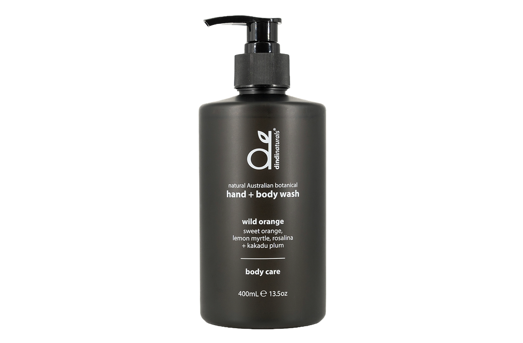 botanical hand + body wash wild orange 400ml