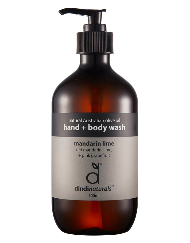 hand + body wash mandarin lime 500ml