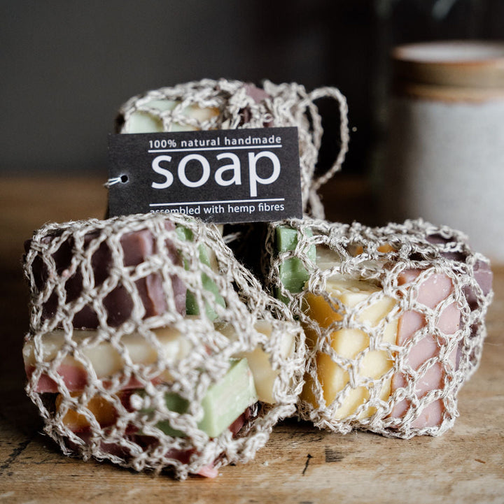 hemp bag with soap